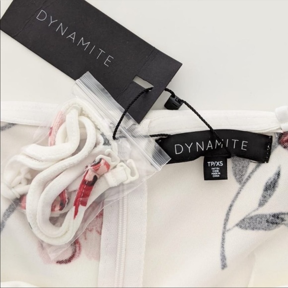 NWT Dynamite ruffle strapless dress - Picture 7 of 9